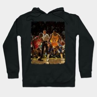 Michael Jordan vs Magic Johnson, NBA Finals Hoodie